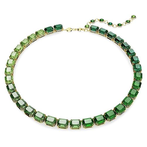 Swarovski Collana Da Donna Millenia Verde Placcato Color Oro 5671257