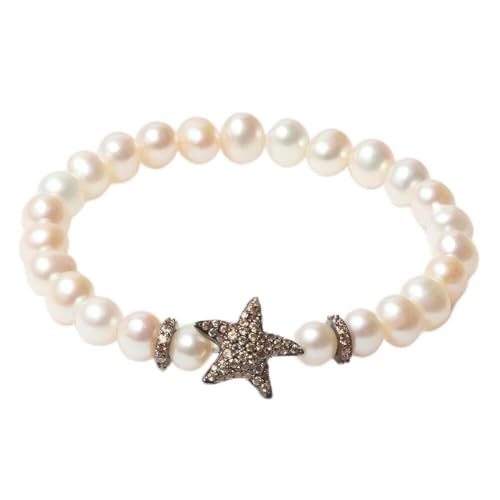 Lancaster Bracciale Jla-Br-Star-4-Wh Jla-Br-Star-4-Wh Marca, Estándar, Metallo Non Prezioso, Nessuna Pietra Preziosa
