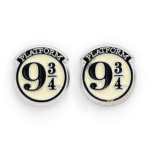 Harry Potter - Orecchini A Lobo Binario 9 3/4 Placcati In Argento