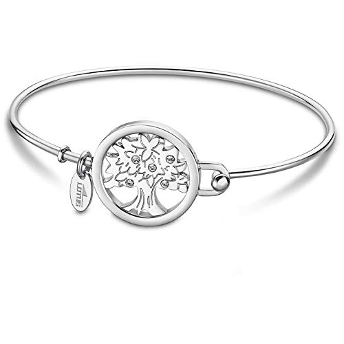Lotus Style Bracciale Donna Acciaio Zirconia_Cubica Asscher
