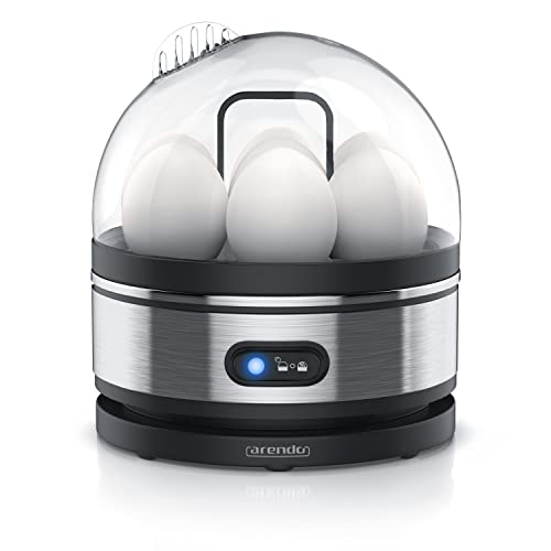 Arendo - Cuociuova Sevencook - Da 1 A 7 Uova - Bollitore Per Uova In Acciaio Con Funzione Di Mantenimento Del Calore - Grado Di Durezza Regolabile All