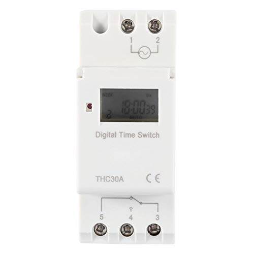 Thc 30A Interruttore Timer Digitale Programmabile Interruttore Elettronico Di Controllo Del Tempo Per Il Controllo Automatico(220V)