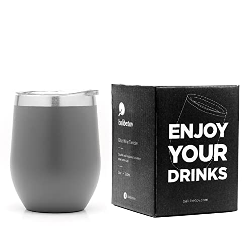 Balibetov 355Ml Tazza Termica, Tazza Da Viaggio Per Caffe, Beuta Da Vuoto In Acciaio Inossidabile, Tazza Termica Da Viaggio Con Coperchio A Prova Di P