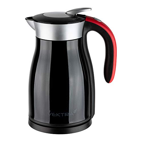 Vektra Vek-1701B Bollitore, Nero/Rosso