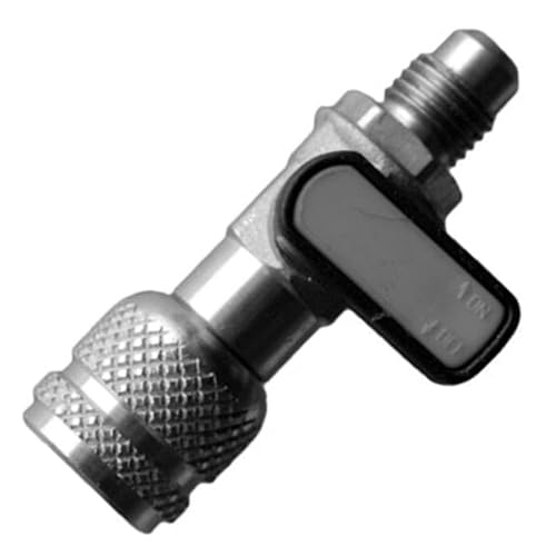 Rubinetto Ottone Bomboletta Gas R600 Frigorifero Domestico 1/4