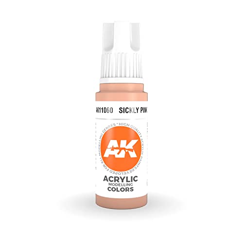 Ak Interactive 3Rd Gen Acrylic Sickly Pink 17Ml
