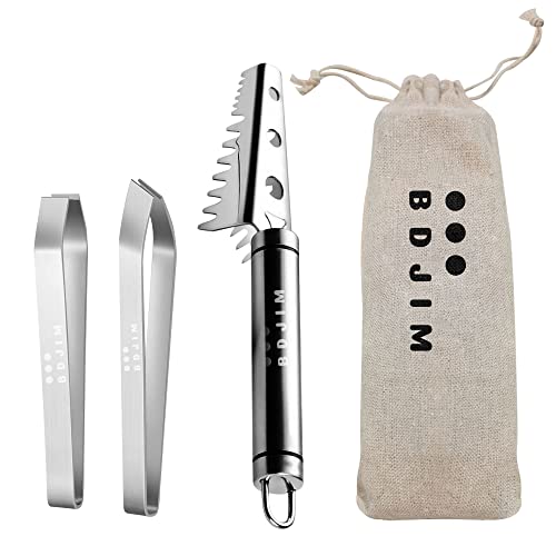 [Original] Seghettatore Per Pesce Professionale In Acciaio Inox Con 2 Denti Di Sega In Acciaio Inox, Con 2 Pinze Per Disarmare In Omaggio+ Ebook Offer