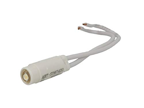 Lampada Led 220V 0.5W Per Comandi Assiali, Compatibile Con Vimar Plana, Compatibile Con Vimar Arke (Bianco)