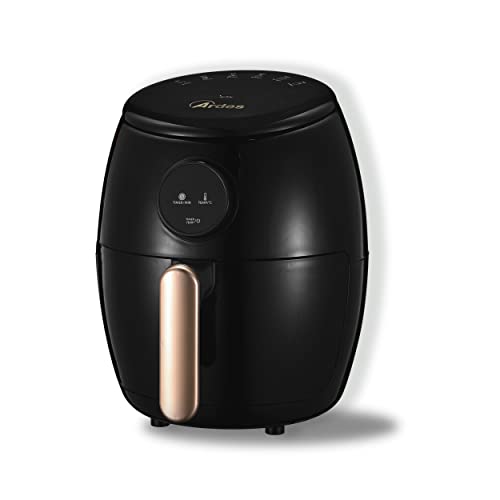 Ardes - Friggitrice Ad Aria Calda Capacità 2 Litri Air Fryer Piccola Con Display Digitale E Timer 60 Minuti Temperatura Massima 200°C Modello Eldorada