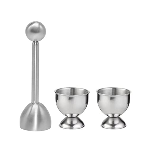 Uovo Topper, Uova In Acciaio Inossidabile Portauovo Alla Coque, Rompi Guscio Per Uova Acciaio, Applicabile A Forniture Da Cucina Per Cucina Utensili P