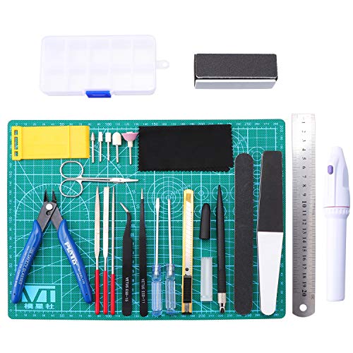Hseamall 26Pcs Modeler Strumenti Di Base Gundam Model Assemble Tools Kit Hobby Building Craft Set