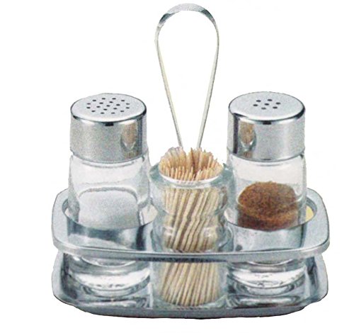 Set Sale Pepe Stuzzicadenti Set 3 Pz. Inox