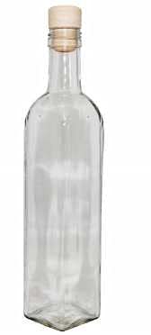 Bottiglia Liquore Limoncello In Vetro Mary Con Tappo 100 Cc