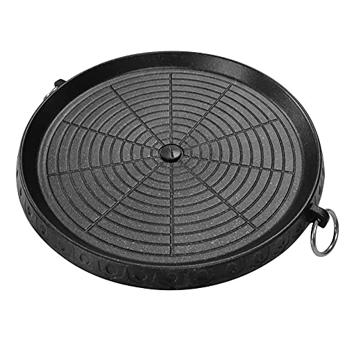 Stile Coreano Bbq Grill Pan Con Superficie Rivestita Maifan Antiaderente Piastra Barbecue Senza Fumo Per Interni Ed Esterni