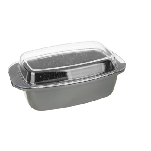 Kasanova Rostiera Con Coperchio In Vetro I Giganti 32X21, Rostiera Induzione, Forno, Tutti I Piani Cottura Per Arrosti E Secondi Di Pesce E Carne, 4,7