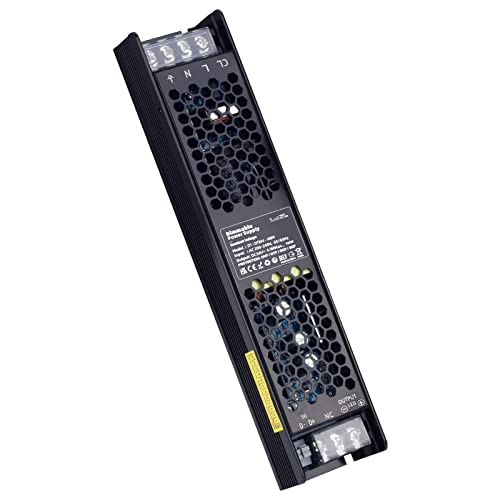 Varicart Alimentatore Led 24V Dimmerabile 100W Trasformatore 220 24V 4.16A, Tensione Costante Ac A Dc Driver, Triac & 0/1-10V, Bassa Tensione Switchin