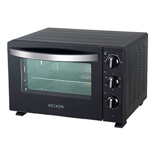 Becken Forno Elettrico Da Tavolo, Capacità 30 L, 1500 W, Timer 60 Min, Nero