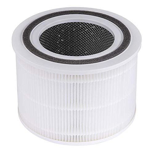 Levoit Filtro Dell'Aria Di Ricambio Per Purificatore D'Aria Core 200S, Filtro Hepa, Filtro Ai Carboni Attivi Ad Alta Efficienza E Prefiltro, Contro Al