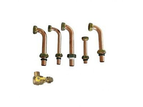 Kit Raccordi Telescopici Con Rubinetto Gas Per Caldaie Baxi