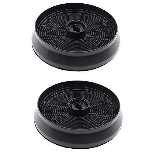 Marel Shop® - Filtri In Carbone 2 Pezzi Per Cappa Altezza 30 Mm Diametro 146 Mm Compatibili Con Tecnowind Per Modelli: Cce16X - Edl60N - Es5 - Klh7019