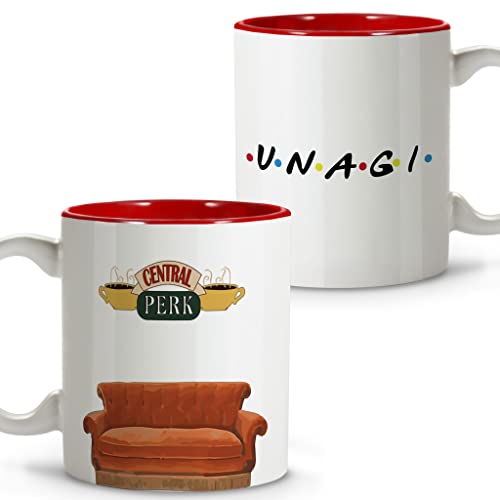 Tazza Friends. Tazze Particolari. Mug Tazza. Ceramica. Tazze Colazione. 330 Ml. Friends Unagi