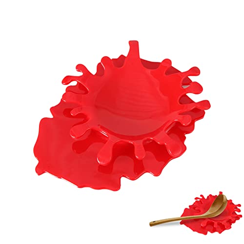 Poggiamestolo Silicone, Multiuso Porta Mestoli Da Cucina Splash Poggia Cucchiaio Cucina Per Supporto Creativo Per Tazza Da Cucina