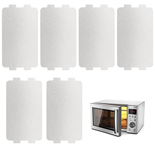 6 Pezzi Forno A Microonde Piastra Di Mica, Piastra Di Mica Per Forno A Microonde, Foglio Di Mica Per Microonde, Mica Per Microonde Per Cucina, Per For