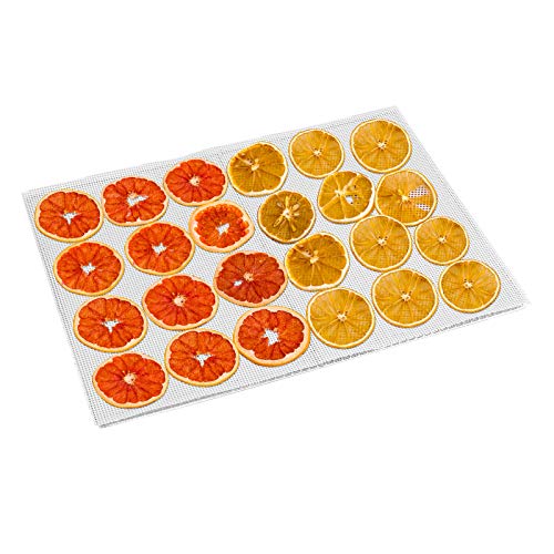 Kwasyo Tappetino Da Forno Antiaderente In Silicone, Per Essiccatore Alimenti, Set Di 10, 38 * 28Cm, Riutilizzabile, Lavastoviglie Stuoie Sicura, Essic