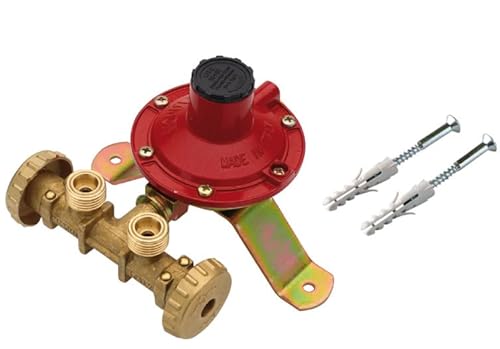 Mini Centralina 2 Vie Bombole Con Regolatore Da 4Kg Senza Flessibili Gas Gpl