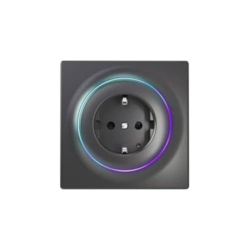 Fibaro Fgwof-011-8 Walli Outlet Z-Wave Plus Presa Intelligente Tipo F, Antracite