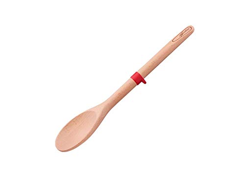Lagostina Utensili Da Cucina Ingenio Eco In Legno Con Anello Di Sicurezza In Silicone (Cucchiaone)