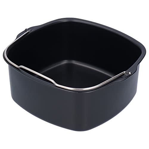 Les-Theresa Barile Per Torta, Accessori Friggitrice Ad Aria Quadrata Per Hd9925 Hd9860 Hd9905 01 Teglia Forno Cottura Del Pane (18Cm)