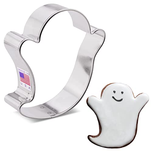 Formina Biscotti Stampo Fantasma Di Halloween Da 3 Pollici, Prodotto Negli Stati Uniti Da Ann Clark