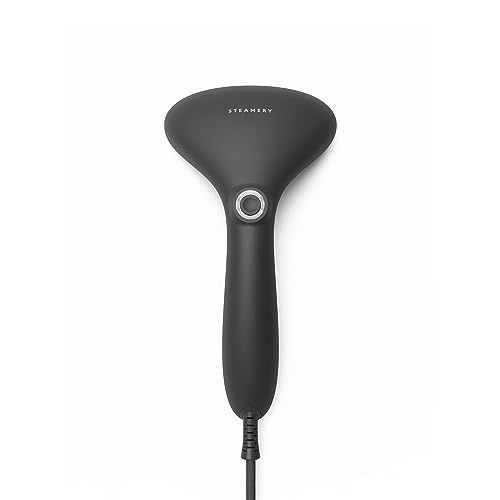 Steamery Cirrus 2 Stiratrice A Vapore Portatile, 1500W, Riscalda In 30 Secondi, Ideale Per Viaggiare, Elimina Le Pieghe, Nero