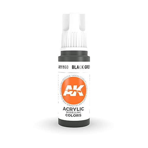 Ak Interactive 3Rd Gen Acrylic Black Green 17Ml