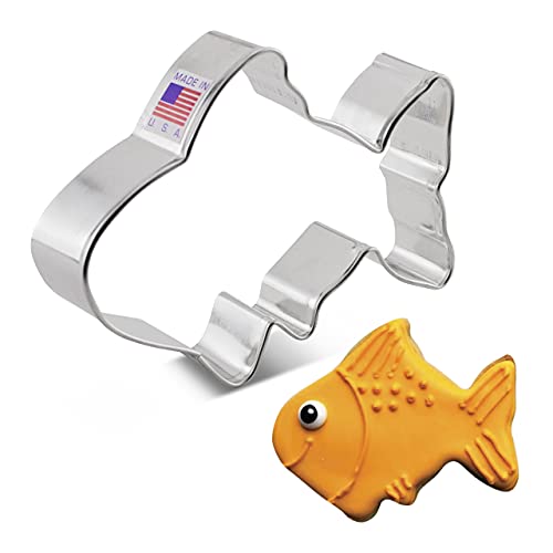 Formina Per Biscotti Stampo Carino/Pesce Dorato 10,16 Cm, Prodotto Negli Stati Uniti Da Ann Clark