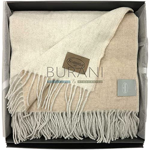 Plaid Somma Grenoble Naturale - 130X170Cm - Plaidsomma183