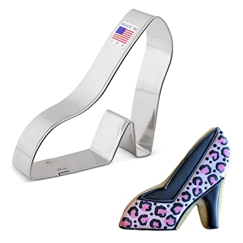 Formina Per Biscotti Stampo Piattaforma A Forma Di Scarpa Con Tacco Alto 9,1 Cm, Prodotto Negli Stati Uniti Da Ann Clark