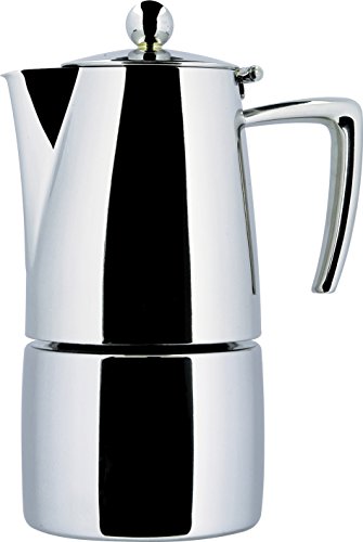 Ilsa 0091L060Ie Caffettiera Espresso, 0 W, 6 Cups, 0 Decibel, Acciaio Inossidabile, Argento