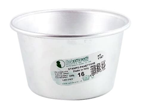 Ottinetti Stampo Conico Panettone, Cm 16, 1167, Stainless Steel, Metallic, Taglia Unica