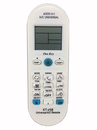 Telecomando Universale Aria Condizionata Climatizzatore Condizionatore Split Inverter Con 6000 Codici, Compatibile Con Oltre 13000 Modelli