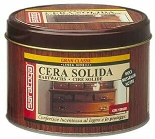 Cera Solida Noce Saratoga X Mobile Antico E Moderno E Pavimenti Legno Ml 500