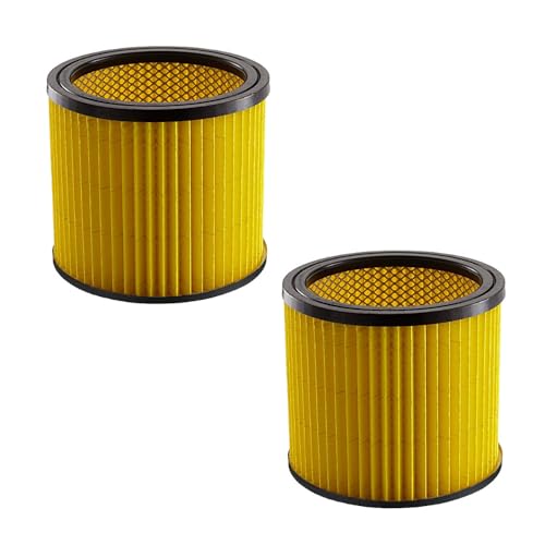 2 Filtri Tondi/Lamellari Sostituiscono 2351113 Per Einhell Rt-Vc 1420 Rt-Vc 1525 Sa Rt-Vc 1600 E Rt-Vc 1630 Sa Te-Vc 1820 Te-Vc 1925 Sa Te-Vc 2230 Sa