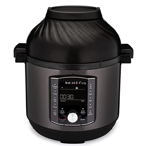 Instant Pot Pro Crisp 11-In-1 Friggitrice Ad Aria / Pentola A Pressione Multifunzione In Acciaio Inossidabile, Adatta A Cucinare Patatine Fritte, Verd