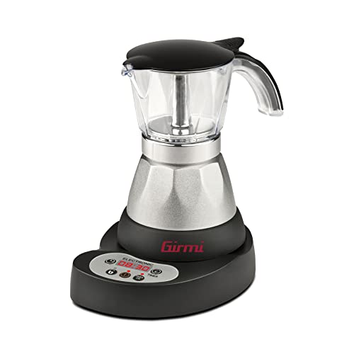 Girmi Mc23 Moka Elettrica Programmabile, Da 1 A 3 Tazze, 400W, Silver