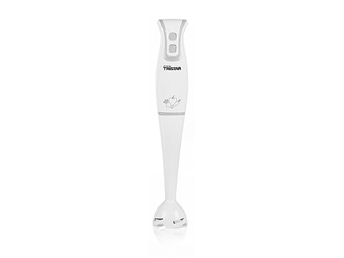 Tristar Mx-4800 Mixer Immersione, 56 Decibel, Acciaio Inossidabile, Plastica, 2 Velocità, Bianco