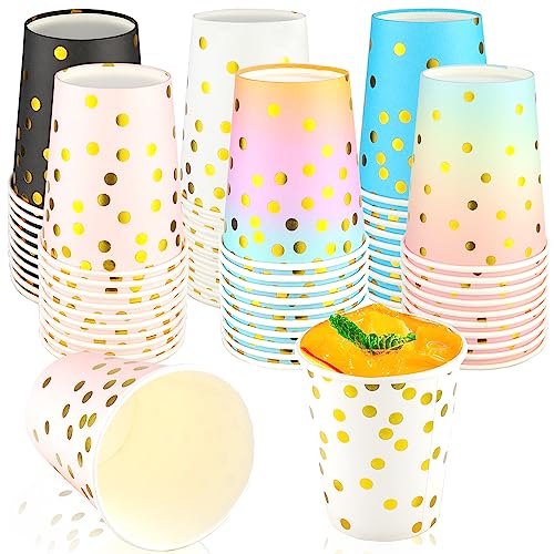 Binyi Bicchieri Di Carta Usa E Getta Bicchieri Biodegradabili 250 Ml Bicchieri Monouso Bicchieri Carta Colorati Paper Cups Per Feste Matrimoni Complea