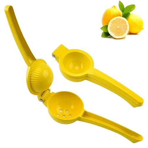 Piqiuqiu Spremi Limone Manuale In Acciaio Inossidabile, Spremi Lime Con Lime E Spremiagrumi (Colore Casuale)