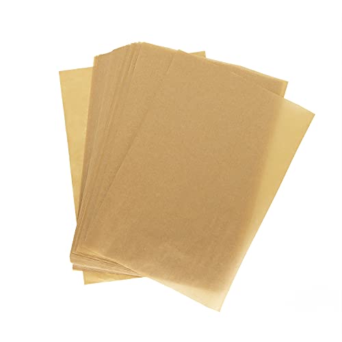 Fogli Di Carta Pergamena Pretagliati Per Cottura Da Forno, Confezione Da 100 Fogli Di Cottura Non Sbiancati Antiaderenti E Atossici Pergamena Per Cott