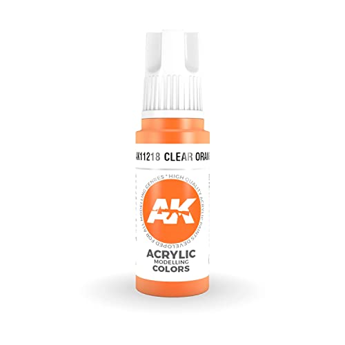 Ak Interactive 3Rd Gen Acrylic Clear Orange 17Ml
